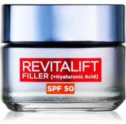 L'Oréal Revitalift Filler cremă de zi anti-îmbătrânire SPF 50 50 ml