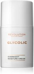Revolution Beauty Glycolic Acid Glow cremă de noapte cu efect de iluminare și de regenerare 50 ml