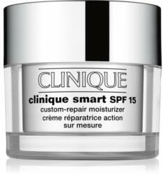 Clinique Clinique Smart SPF 15 Custom-Repair Moisturizer crema anti-rid hidratanta pentru ten uscat și combinat SPF 15 50 ml
