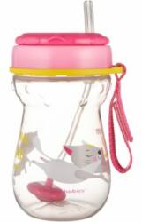  Canpol babies Sport Cup bögre szívószállal 9m+ Pink 350 ml