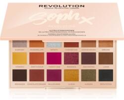 Revolution Beauty Soph X Extra Spice szemhéjfesték paletta tükörrel árnyalat Extra Spice 18 x 0.8 g