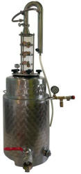  Pálinkafőző 50 L-es, LUX üveg toronnyal ELEKTROMOS fűtéssel (15748)