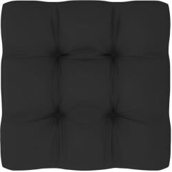 vidaXL Pernă pentru paleți, negru, 70x70x10 cm, material textil (314395)