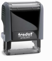 TRODAT Bélyegző, TRODAT Printy 4911, fekete ház, kék párnával (IT4911K) (4911K)