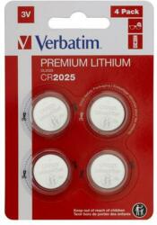 Verbatim Gombelem, CR2025, 4 db, VERBATIM Premium (VECR20254) (49532)