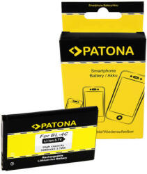 PATONA Nokia BL-4C 1661 1662 2650 2651 2652 2690 3108 1000mAh Li-Ionakkumulátor / akku - Patona (PT-3031) - kulsoaksi