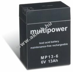 Multipower Ólom akku 6V 13Ah (Multipower) típus MP13-6