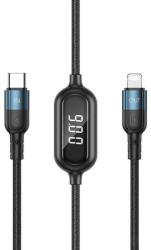 REMAX Cablu Incarcare & Date USB-C la Lightning Remax Litxn Series - Display, 20 W, Power Delivery (RC-193i)