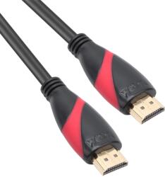 VCOM HDMI kábel (apa-apa), piros-fekete, 10M, V2.0, 3D (CG525-R-10.0)