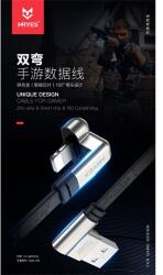 Myres MRYES SJX-03 Gaming Lightning kábel, Fekete (BH955)