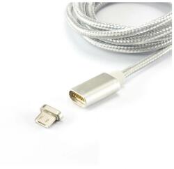 SBOX MAGNETIC USB - Mágneses Micro USB kábel, 1M, ezüst (W027794)