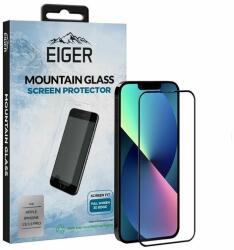 Eiger Folie Protectie Sticla Eiger 3D Edge to Edge iPhone 13/13 Pro, 0.33mm, 9H, oleophobic (Negru/Transparent) (EGSP00781)