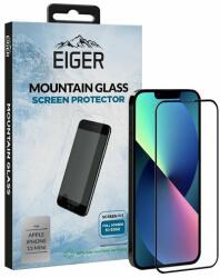 Eiger Folie Protectie Sticla Eiger EGSP00780 pentru Apple iPhone 13 Mini, 0.33mm, 9H (Transparent/Negru) (EGSP00780)