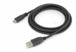 Equip 128885 USB-A apa - Type-C apa Adat és töltő kábel (2m) (128885)