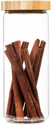 Klarstein Tárolóedény, bambusz fedéllel, 800 ml, egymásra helyezhető, légmentesen zárható (BW-10273-005) (BW-10273-005)