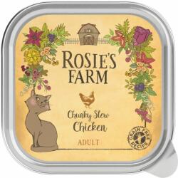 Rosie's Farm 16x100g Rosie's Farm Adult nedves macskatáp- Lazac, csirke & garnéla