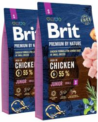 Brit Premium By Nature Junior Small Hrana uscata pentru cainii junior si femele gestante 16 kg (2 x 8 kg)
