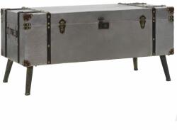 vidaXL Masă de cafea, MDF și aluminiu, 102x51x47, 5 cm (245759) Masa de cafea