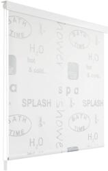 vidaXL Roletă perdea de duș 120x240 cm Imprimeu Splash (142873) - vidaxl Perdea de dus