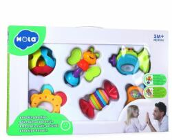 HOLA Set 6 Jucarii Zornaitoare Pentru Bebelusi (939A)