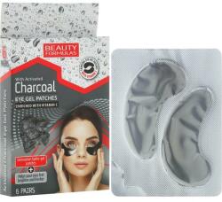 Beauty Formulas Patch-uri cu carbon activ - Beauty Formulas Charcoal Eye Gel Patches 6 buc Masca de fata