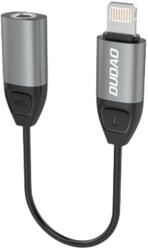 Adapter: Dudao L17 - Lightning / Jack (3, 5mm) adapter szürke/fekete