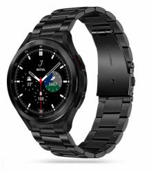 Samsung Galaxy Watch 4 (40 / 42 / 44 / 46 mm) okosóra fémszíj - fekete fémszíj (20 mm)