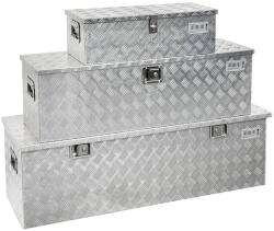 FERVI Set de 3 cutii din aluminiu pentru scule 0382