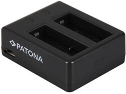 Patona SJCAM SJ4000 SubTig3 USB Dual akkumulátor / akku töltő Micro-USB kábellel - Patona (PT-1978) - kulsoaksi