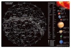 Stiefel Csillagok csillagképek és bolygók falitabló (32727FLH)
