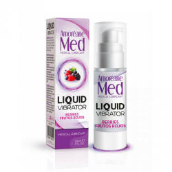 Amoréane Liquid Vibrator - csikló stimuláló gél hölgyeknek, erdei gyümölcsös illattal (30 ml) - ovszer-vasarlas