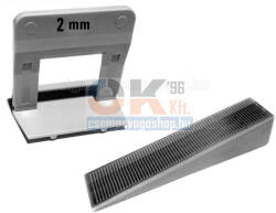 SKT SKT20 ÉKES lapszintező, 500db ÉK + 2000db TALP, 2mm fuga, 5-15mm laphoz (skt2012cs23) (skt2012cs23)