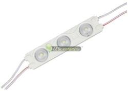  LED modul, 3 EPISTAR SMD2835 LED, DC12V, 1, 5W, IP65 természetes fehér 3évG (LEDMODUL3SMD2835TF)