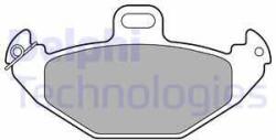DELPHI set placute frana, frana disc DELPHI LP1252 (LP1252)