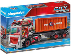 Playmobil Camion Cu Container De Marfa (70771)
