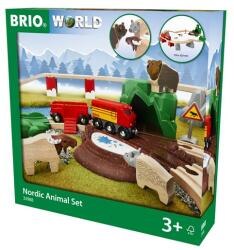 BRIO Erdei állatok vonatszett (33988)
