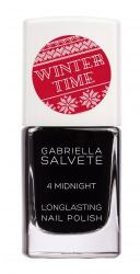Gabriella Salvete Winter Time Longlasting lac de unghii 11 ml pentru femei 4 Midnight