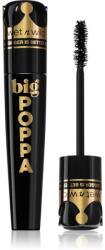 Wet n Wild Big Poppa rimel pentru volum extrem și culoare intensă culoare Blackest Black 10 ml