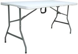 Kring Banquette Összecsukható asztal, Fém/Műanyag, 180x75x72cm, Fehér