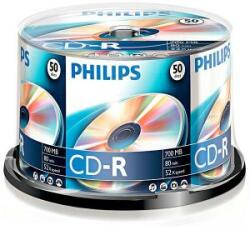 Philips CD-R Philips 80min. /700mb. 52X - 50 buc. în ax