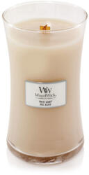 WoodWick White Honey lumânare parfumată cu fitil de lemn 609, 5 g