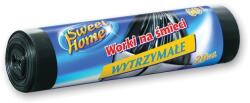 Sweet Home Saci menajeri HDPE 60 L 20 buc/rola negru Sweet Home SHRO-7186 (SHRO-7186)