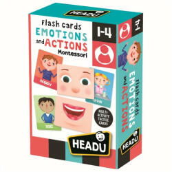 Headu Montessori - Carti Emotii Si Actiuni (HE24650) - roua