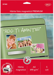 Daco Hartie foto magnetica A4 DACO HF469, 690 g, 5 coli (HF469)