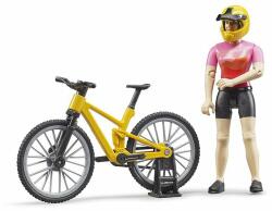 BRUDER - Figurina Ciclista Cu Bicicleta De Munte (BR63111) - babyneeds