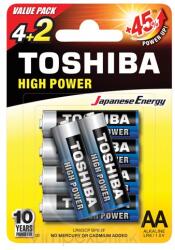 Toshiba alkáli elem LR6 BP6 AA/4+2db - alkuguru