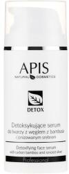 APIS NATURAL COSMETICS Ser detoxifiant pentru pielea grasă și mixtă - APIS Professional Detox Detoxifying Face Serum With Carbon Bamboo And Ionized Silver 100 ml