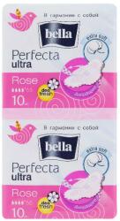 Bella Absorbante Perfecta Rose Deo Fresh Soft Ultra, 10+10buc - Bella 20 buc