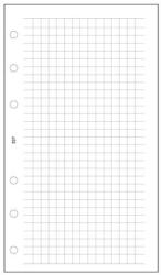 SATURNUS Kalendárium betét, jegyzetlap, L , kockás, SATURNUS, fehér (NKL327F)