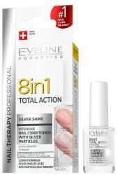 Eveline Cosmetics Întăritor pentru unghii 8 în 1 - Eveline Cosmetics 8in1 Silver Shine Nail Therapy 12 ml